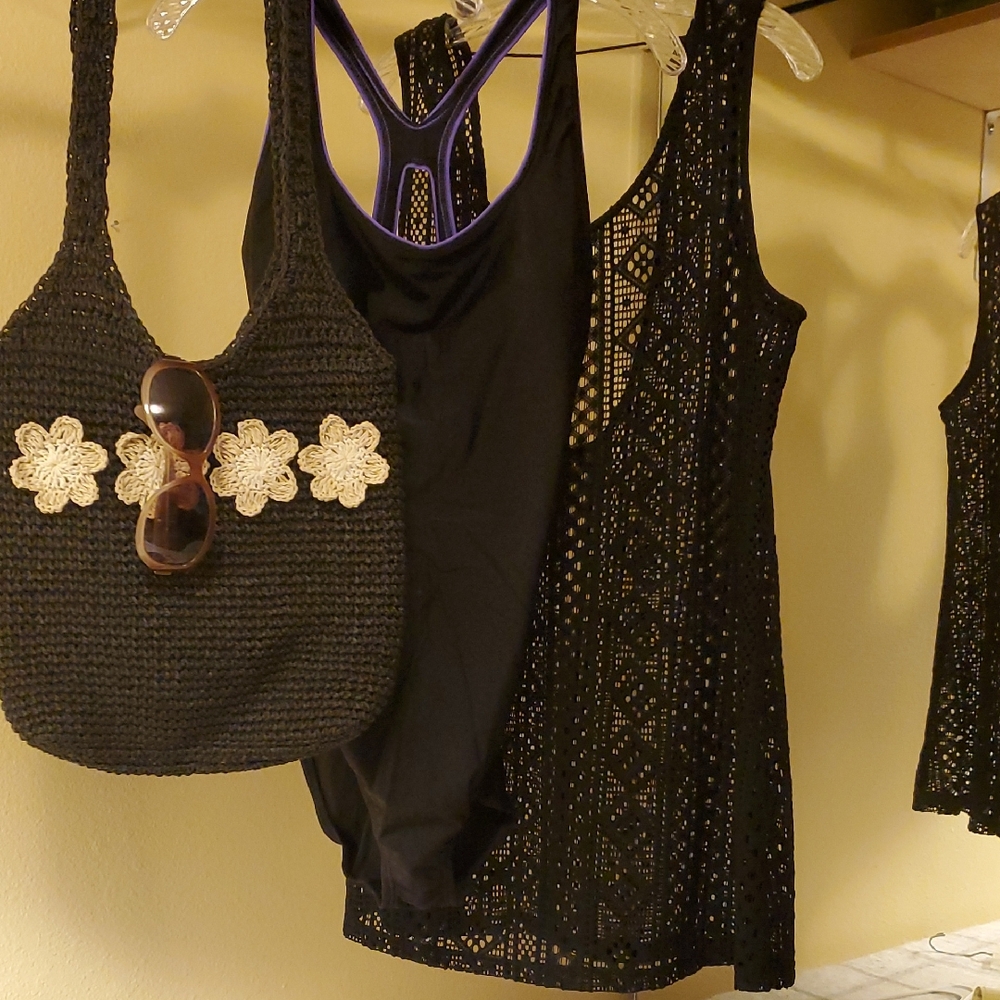 Speedo Black One Piece Swimsuit